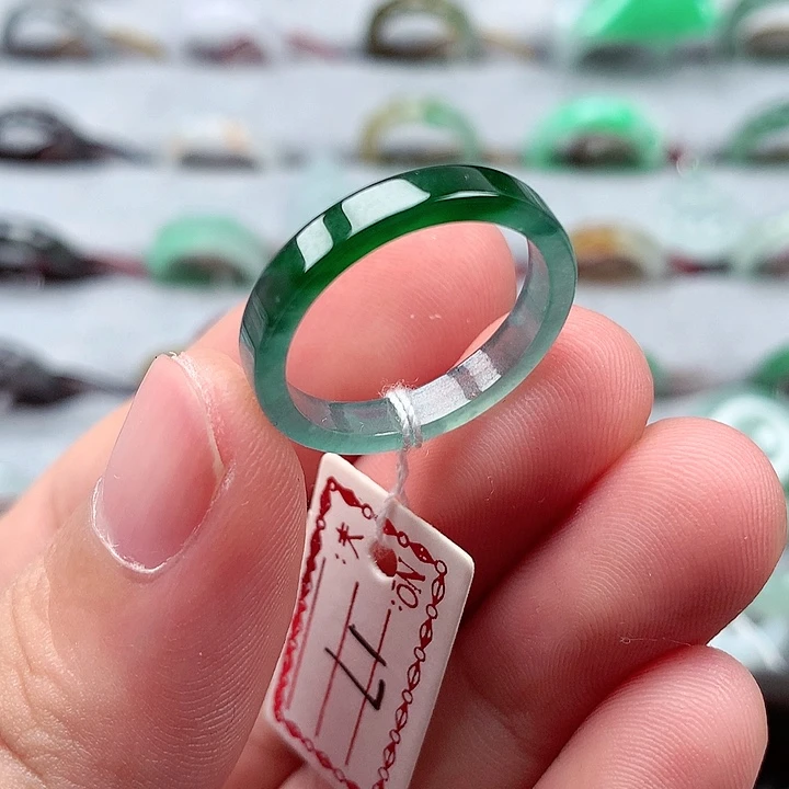 翡翠戒指未镶嵌17号