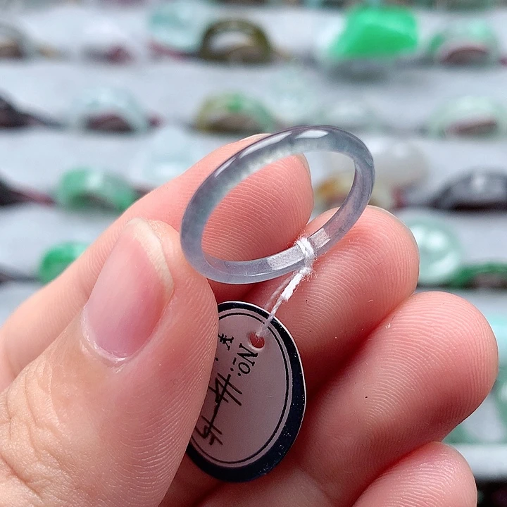 翡翠戒指未镶嵌14-15号