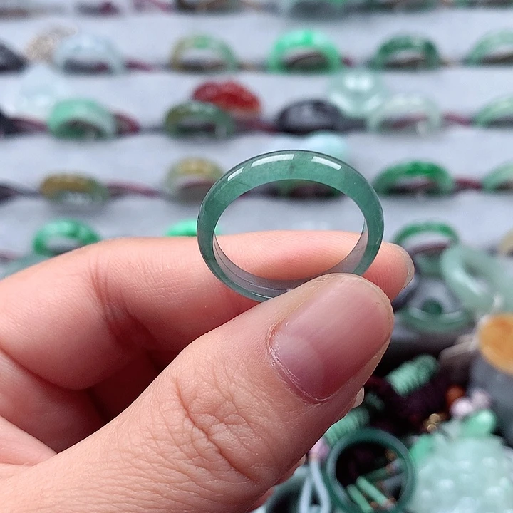 翡翠戒指未镶嵌20号