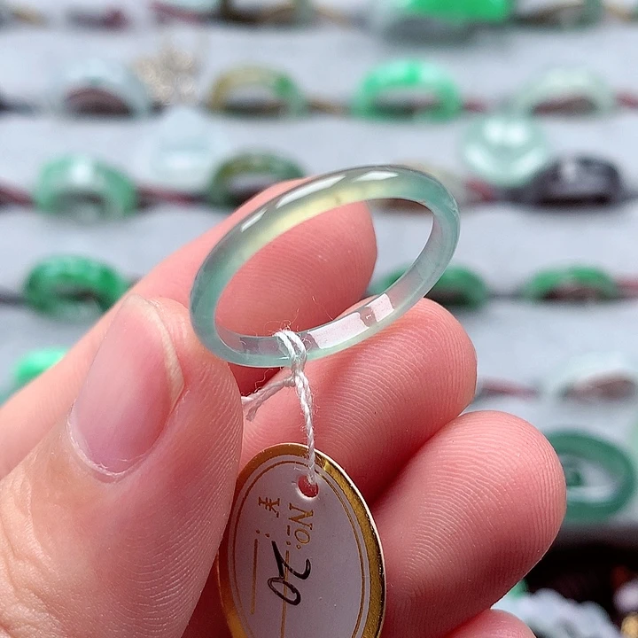 翡翠戒指未镶嵌20号