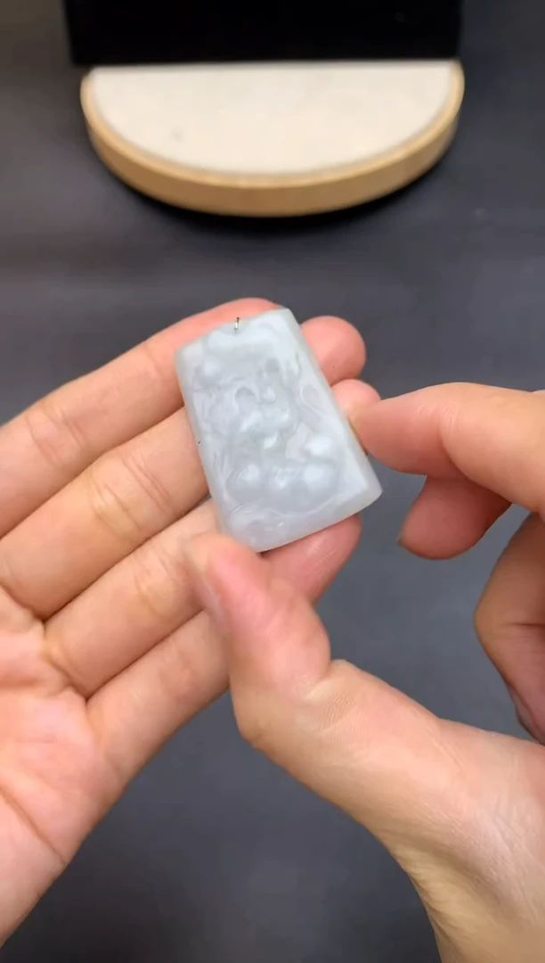 【闪购商品】定制翡翠未镶嵌荷花【无鉴赏确认抛光不退换】