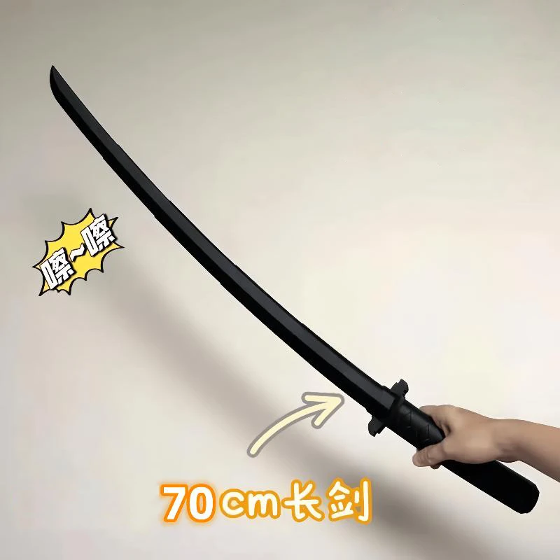 伸缩武士刀3D打印伸缩俭手玩把件解压小玩具好礼物