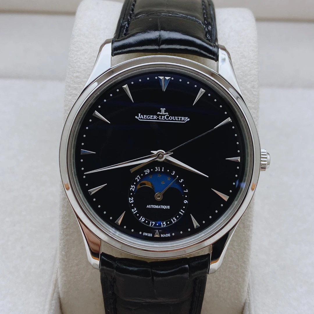 99新 Jaeger-LeCoultre/积家 月相大师 39mm 自动机械 折叠扣
