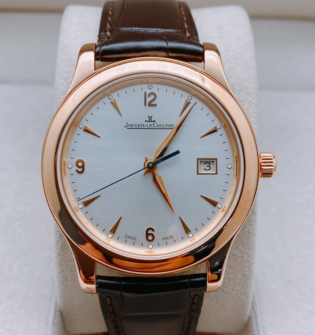 99新 Jaeger-LeCoultre/积家 大三针 40mm 玫瑰金 折叠扣