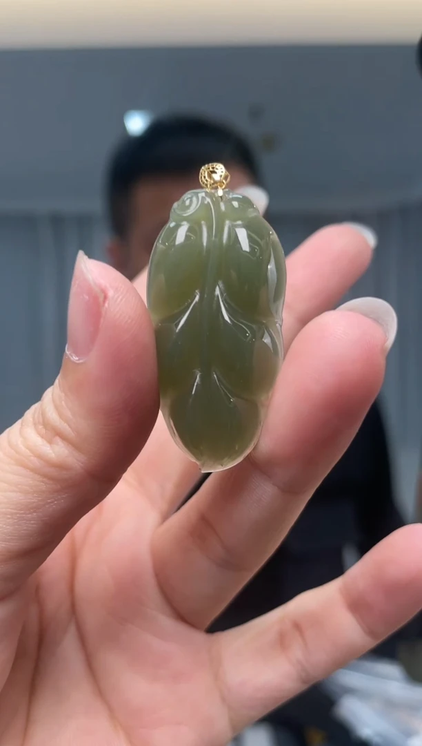【闪购商品】和田玉..............18K金镶嵌..............