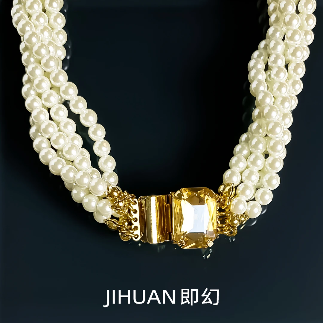 即幻 铜合金项链 欧美ins经典轻奢时尚百搭气质温柔项链DS-7703