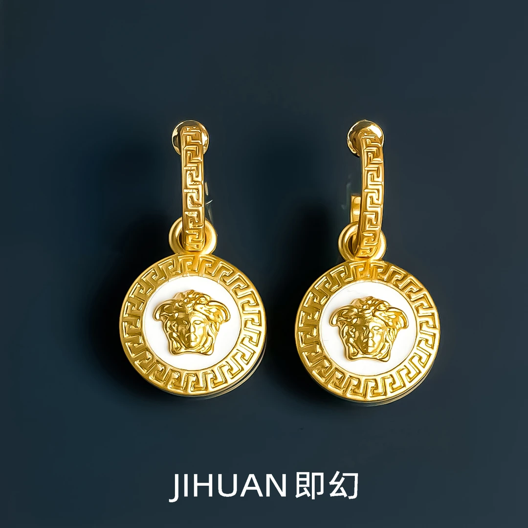 铜合金耳饰 ♦美杜莎D 大牌经典轻奢时尚气质高端配饰耳环DS-7469