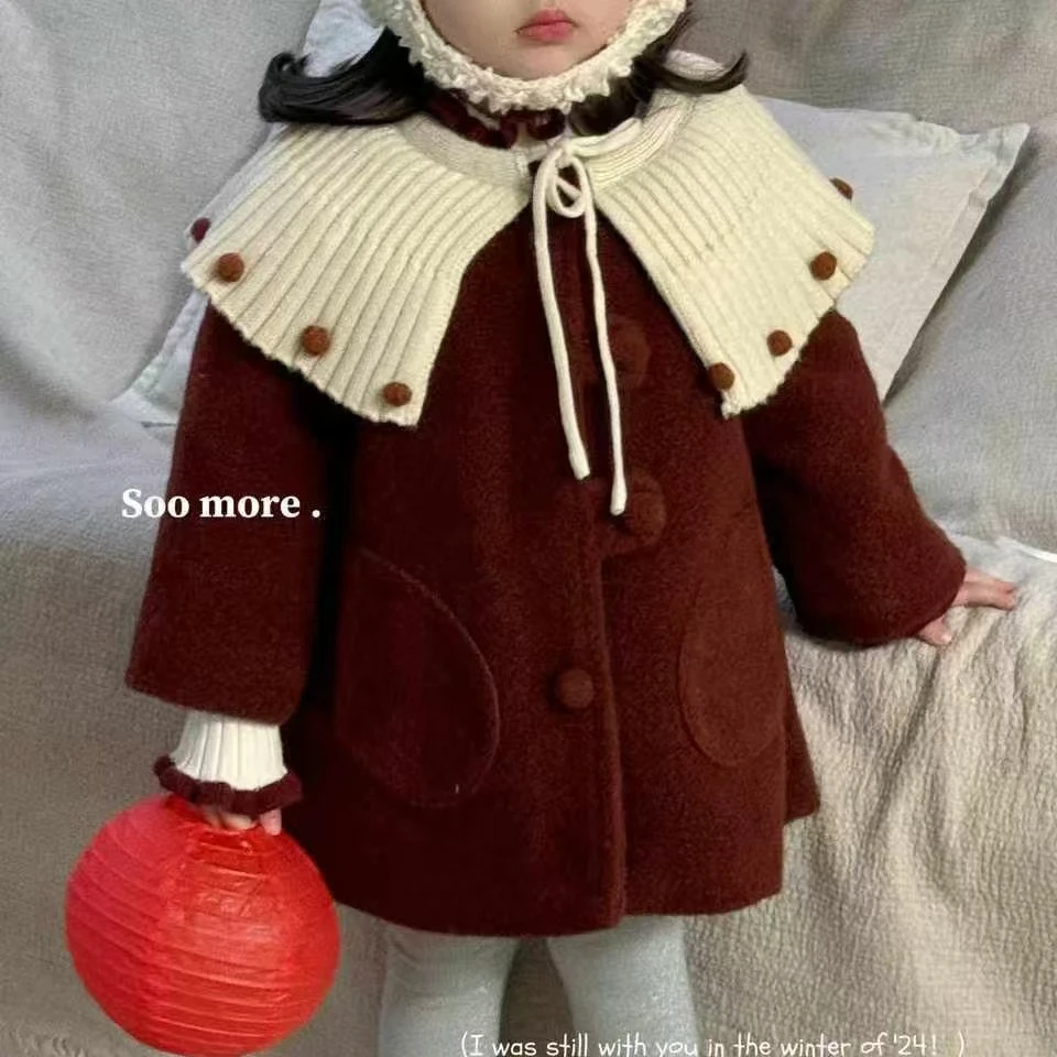 SOOMORE毛线翻领外套