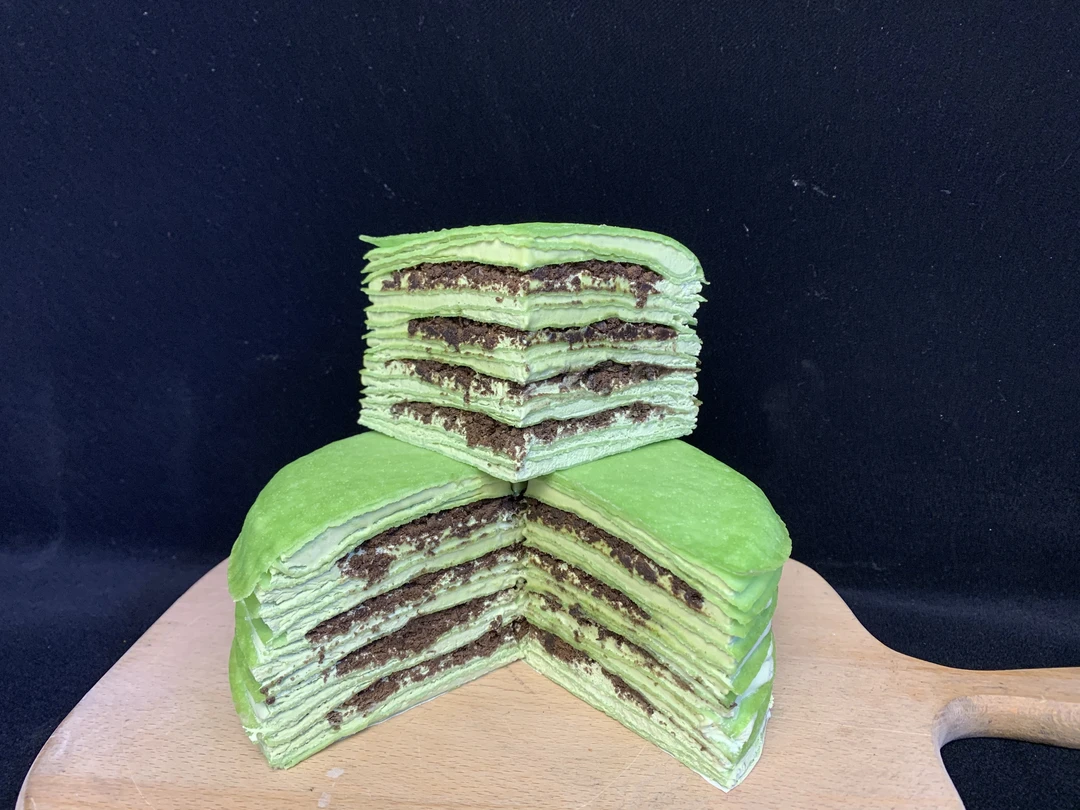 T抹茶奥 利奧千层蛋糕动物奶油 6英寸  永