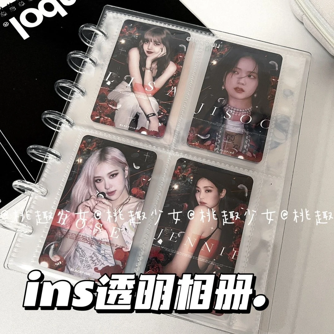 小红书同款透明ins风相簿高颜值小卡收纳3寸美式小众原创简约硬壳