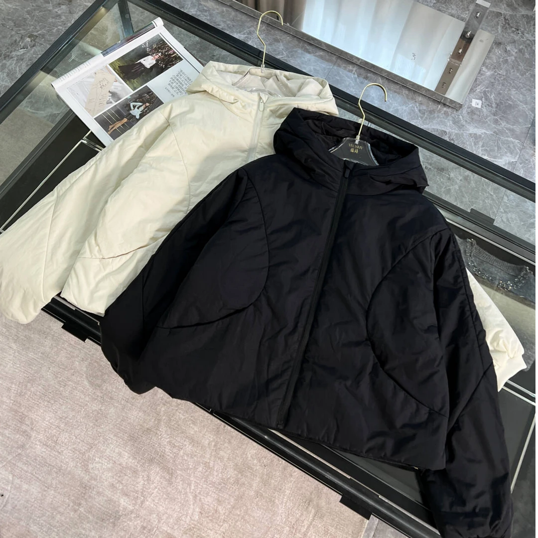 {新品}【棉花糖*】防水弹力宽松连帽棉服外套