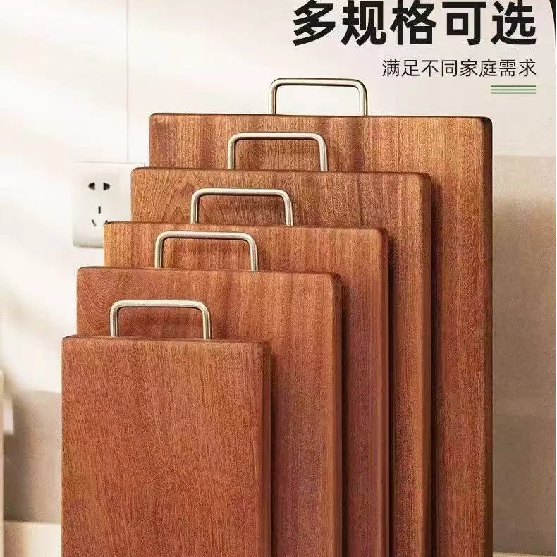乌檀木双面菜板厨房家用加厚耐砍耐剁不掉渣砧板多规格