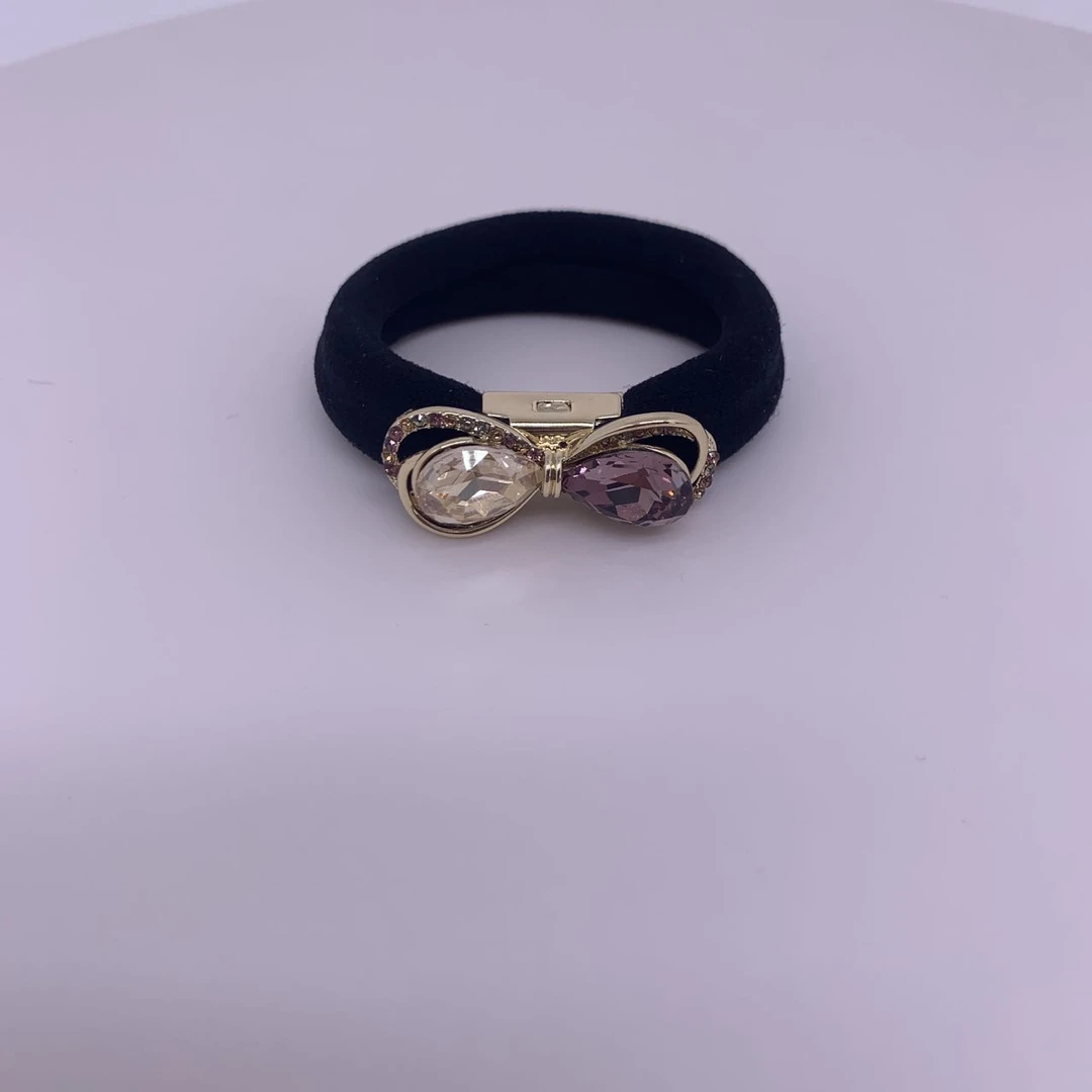 GREBUTY 5184 简约百搭香槟紫拼色水晶闪闪发圈