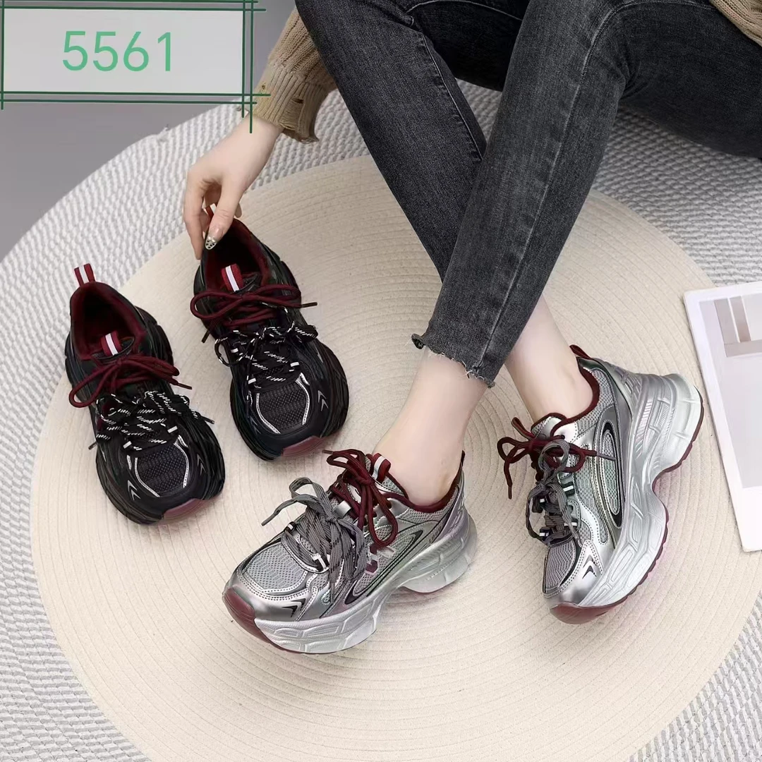 潮流厚底增高老爹鞋女松糕运动休闲鞋小个子高跟不累脚运动鞋