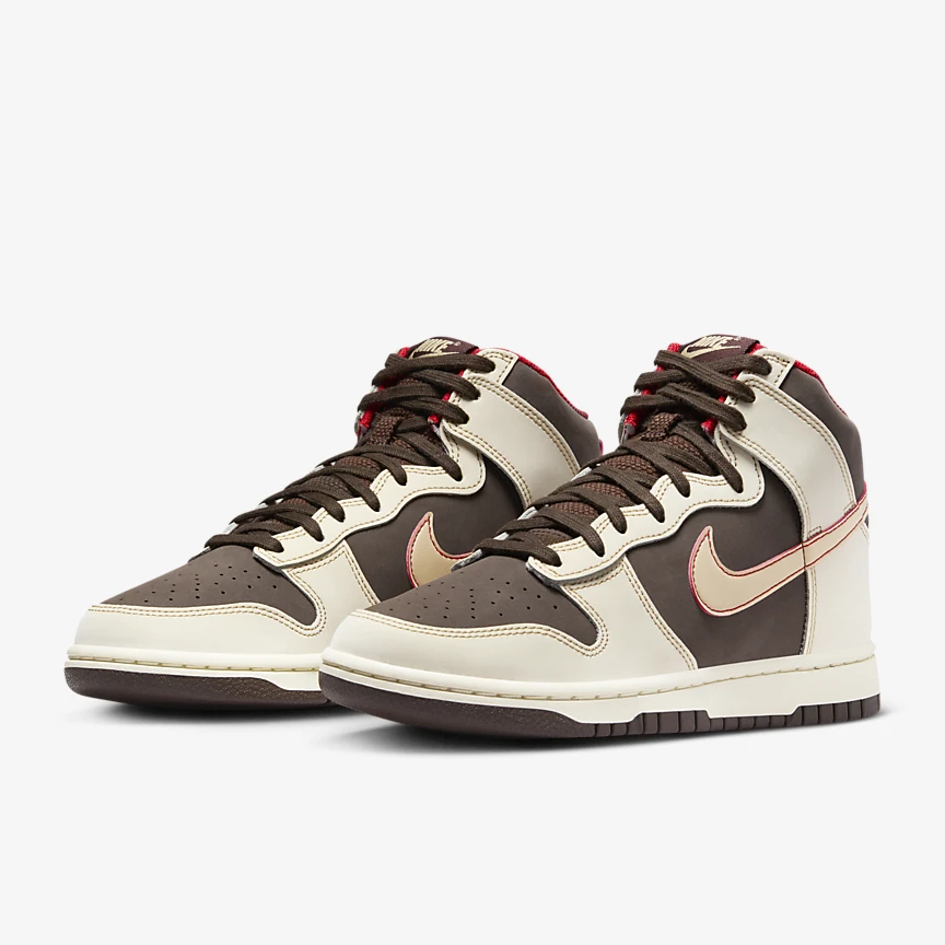 Nike/耐克Dunk HI Retro SE舒适百搭 高帮板鞋男款米棕FB8892-200