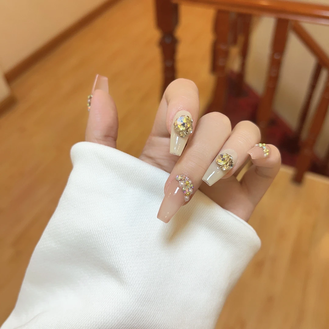 塞纳河畔（穿戴式纯手工穿戴甲）B132/高级/轻奢/温柔/