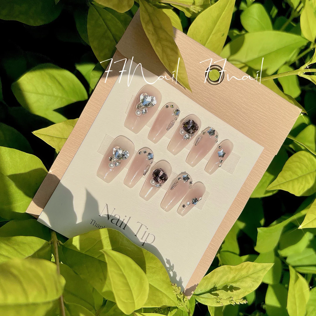 风月将晚（纯手工穿戴甲）B193高级显白款/双色晕染/四季款