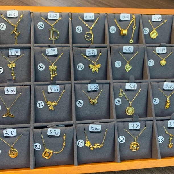 足金999 5G精工套链合集小众款 厂家直销