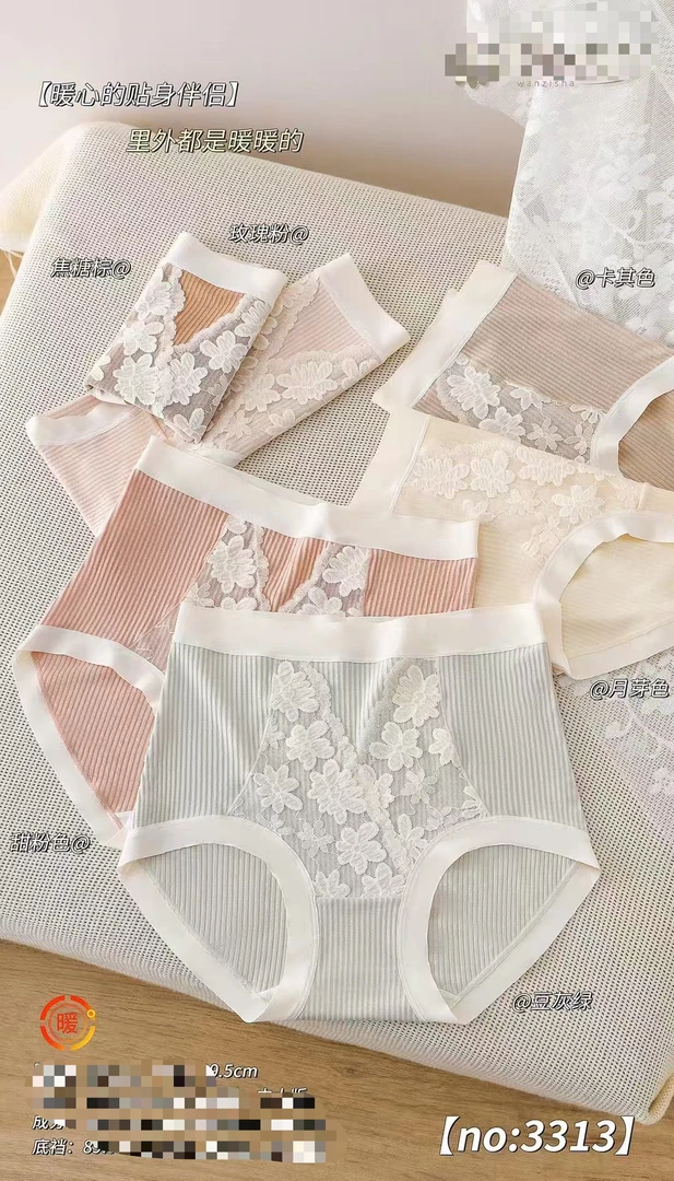 2824秋冬新款女式中高腰内裤