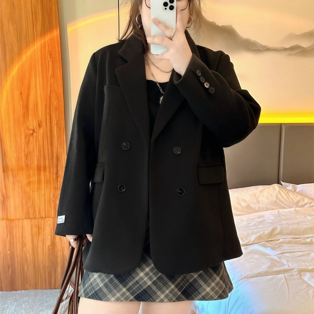 【晓晓家】断码捡漏~松木琴酒 / 韩系加厚短款毛呢大衣11706花契