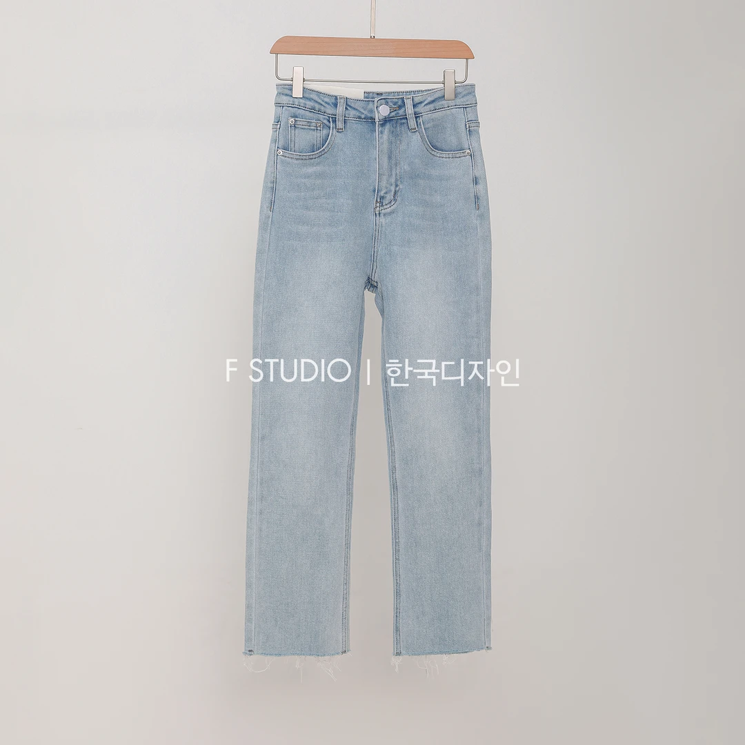 现货 毛须边牛仔裤FS306X062