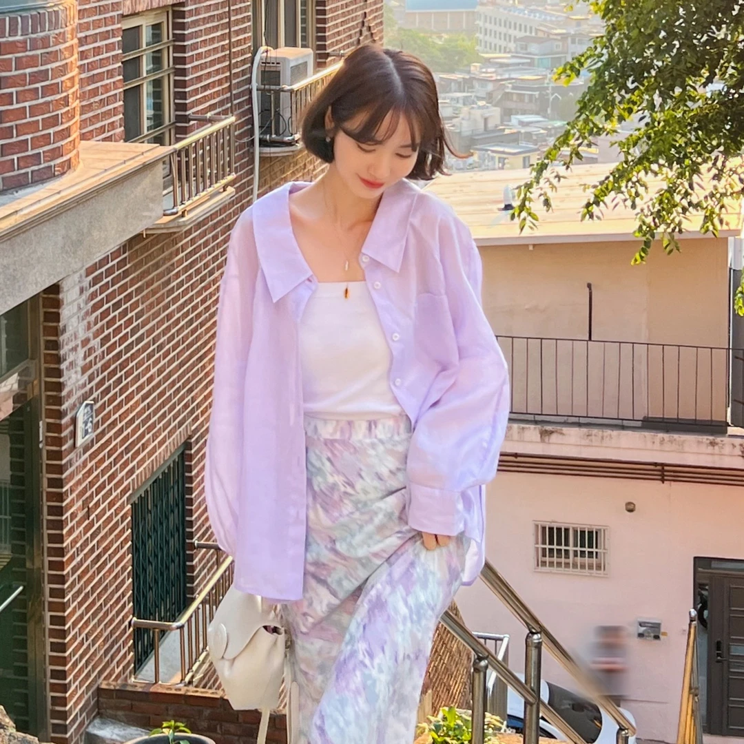 「现货」【果冻汽水】三色长袖衬衣FS306S071