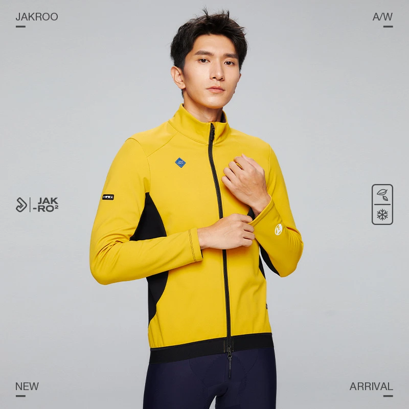 捷酷24秋冬新男款ELITE CORE防风保暖夹克加厚复合面料-5℃骑行服
