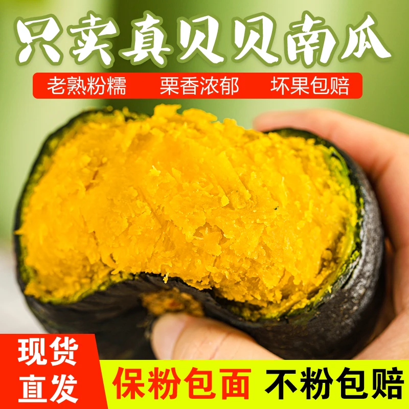 精品惠和贝贝南瓜新鲜采摘现货速发5斤装