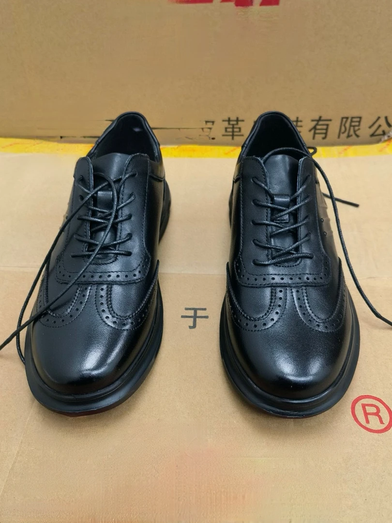 GN1917呼吸鞋透气舒适真皮运动鞋商务皮鞋