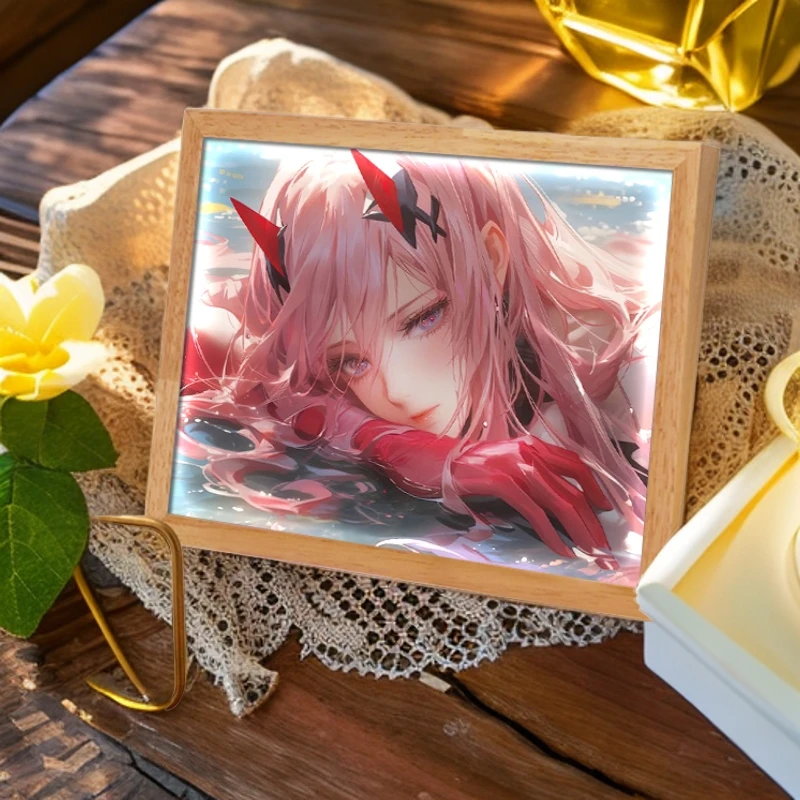 国家队灯光画二次元动漫周边小夜灯电竞房氛围发光手办装饰画