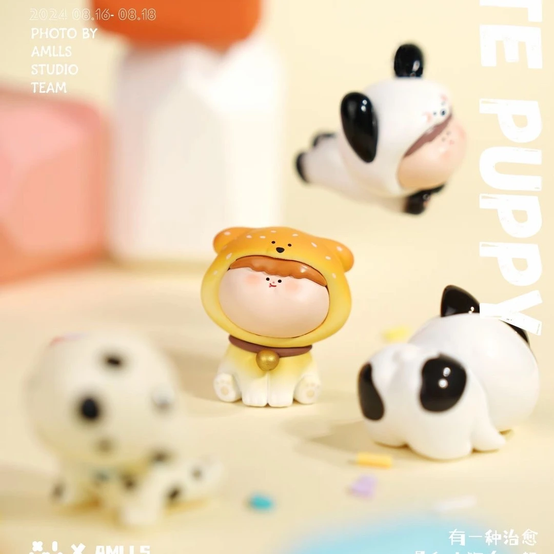 【拆盒】正版阿玛莉莉丝小狗迷你萌粒手办潮玩盲盒