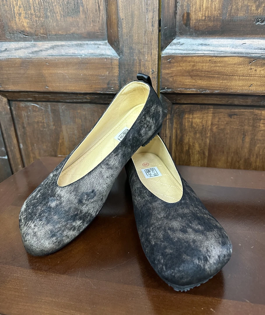 2024秋季系新款时尚平底鞋单鞋 新中式软底女鞋