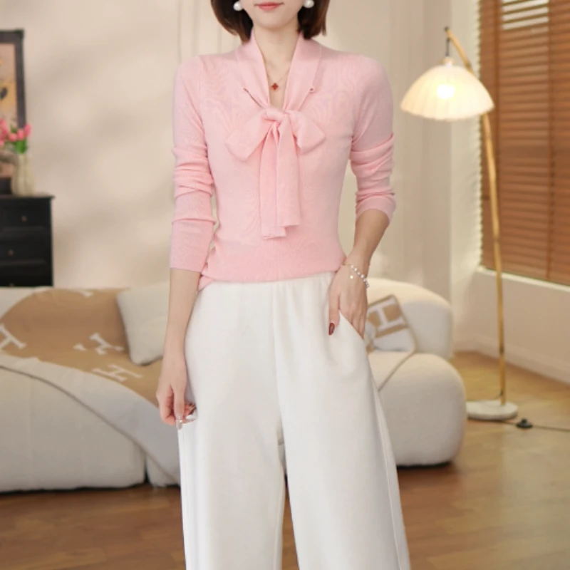 之曼ZM【千金白富美】轻奢极简羊毛百搭时尚通勤打底衫