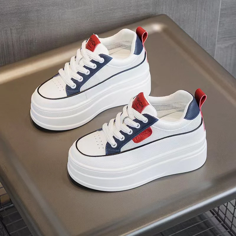 新款爆款内增高网红小白鞋女低帮四季款单里时尚百搭潮休闲运动