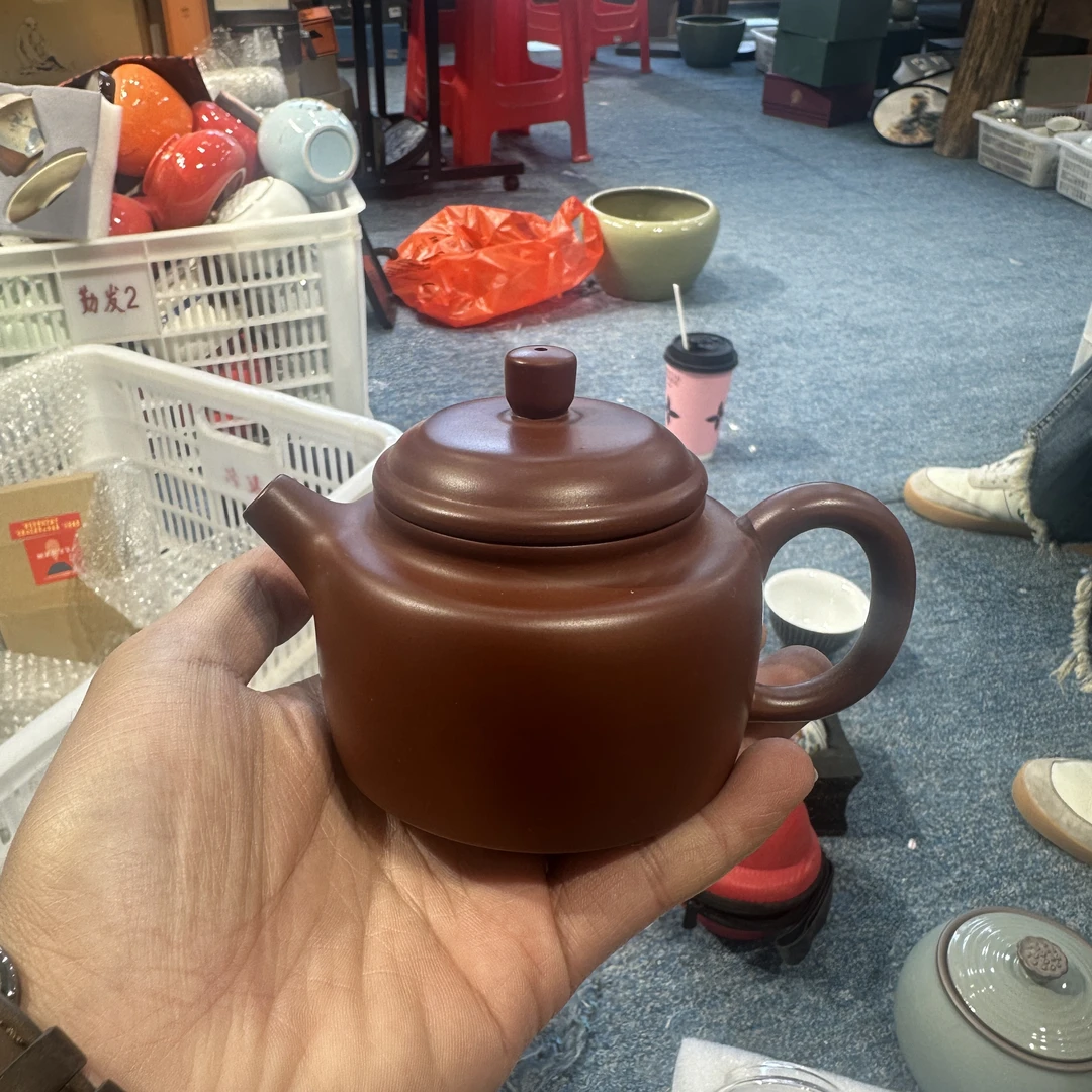 微瑕红泥德钟壶 4955