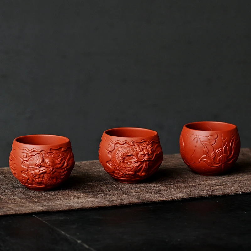 友名陶瓷 龙腾天下/莲花/龙王杯主人杯禅定杯品茗杯