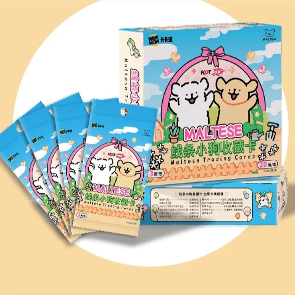 【芙·平拆】卡卡沃 线条小狗 潮玩卡牌盲盒 （默认代拆）