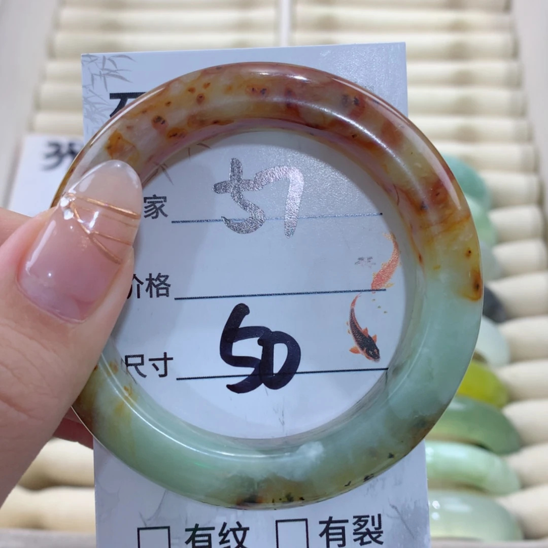 【闪购商品】蛇纹石玉手镯未镶嵌