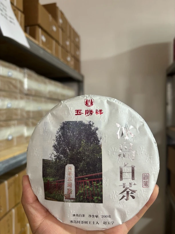 烟熏鲑鱼大哥专属 2022年春白茶200克饼 花香蜜韵