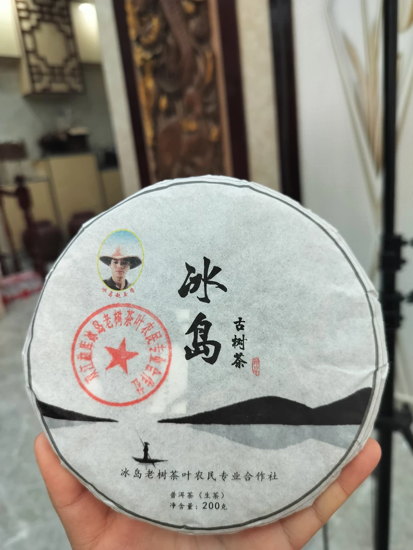 云南双江勐库茶树王主人冰岛老寨2019古树春茶200克
