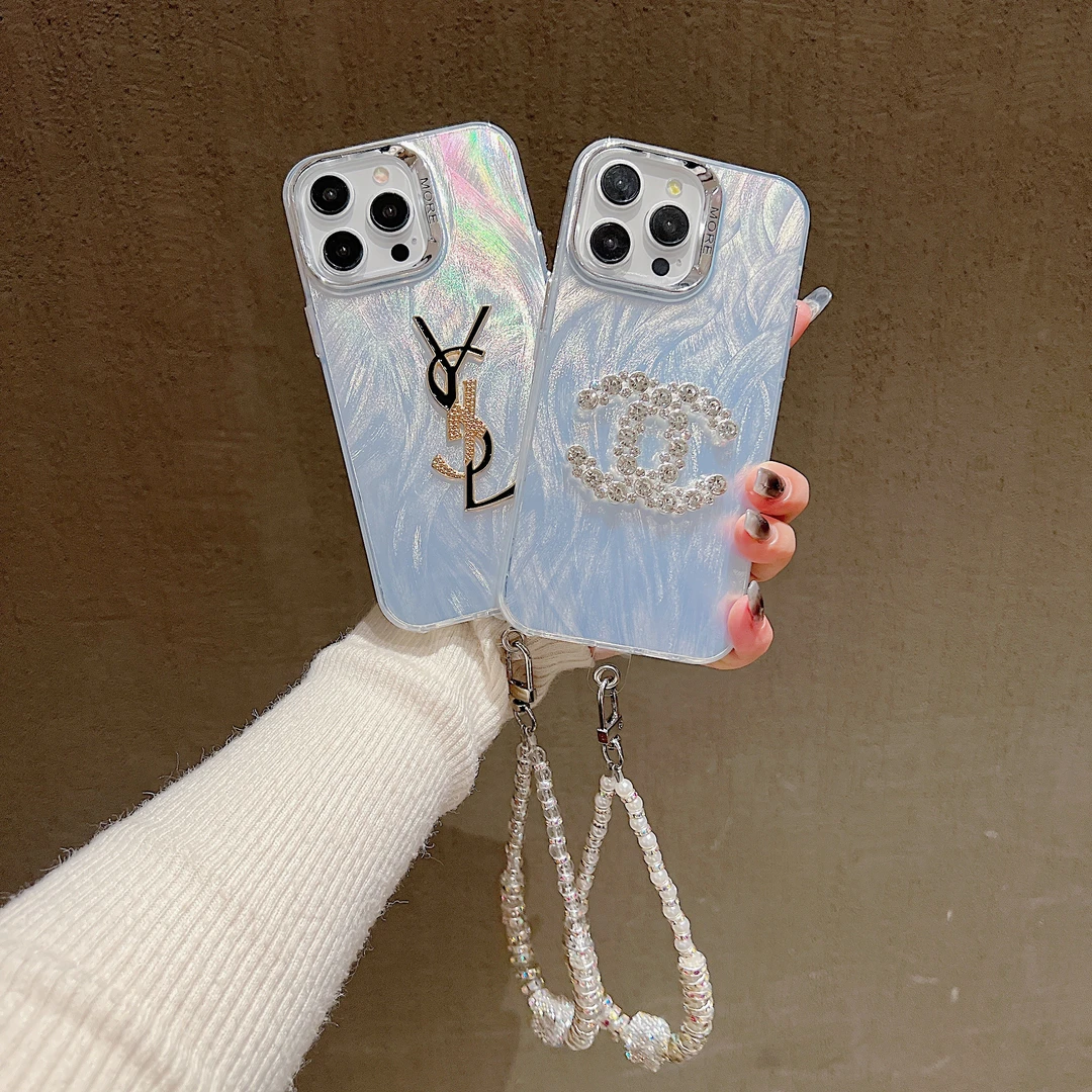 高级感潮牌极光烫金适用苹果15pro max手机壳iphone14/13/12/11女