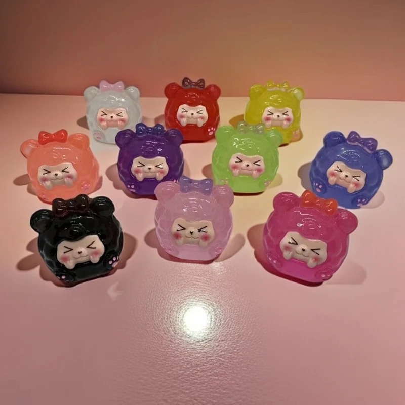 【直播拆】混拆团子李四多妹树脂萌粒IDY摆件