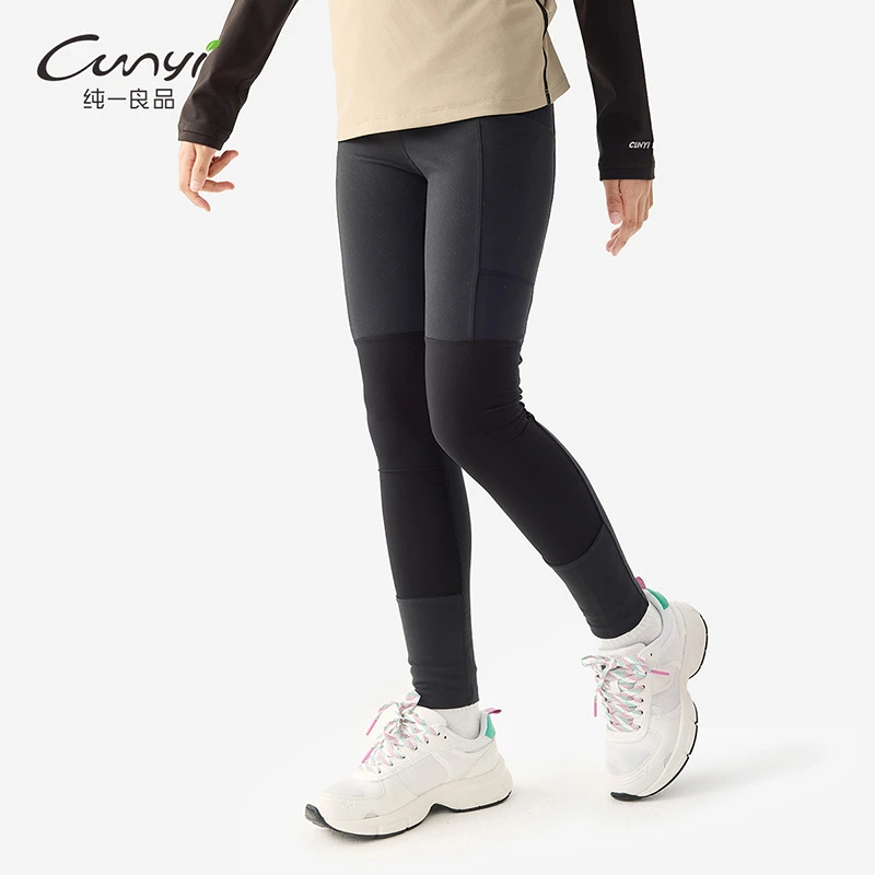 纯一良品纯一良品童装女童打底裤秋季新款中大童高弹速干长裤