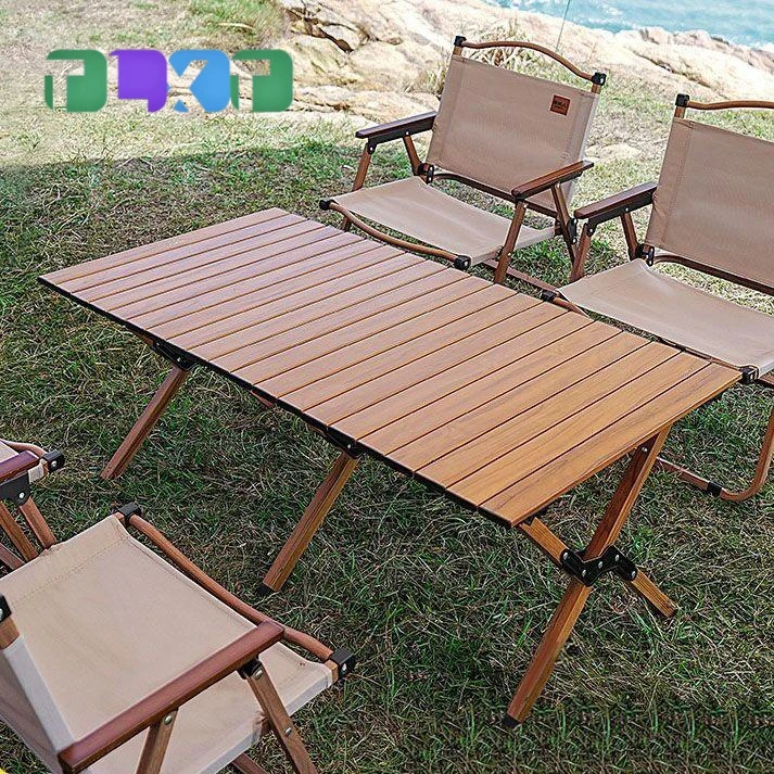 碳钢蛋卷桌户外露营便携式桌子折叠野餐野营野外露营桌子烧烤z12