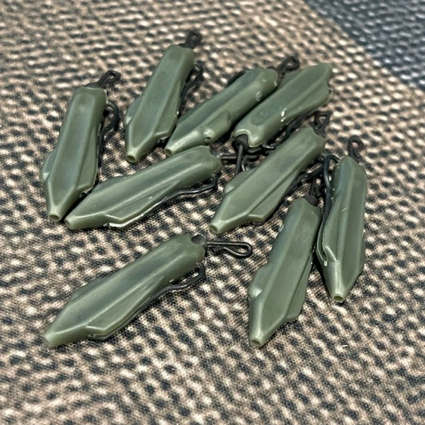 欧鲤钓脱铅夹 多功能铅夹（10个）