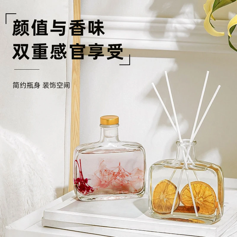 无火香薰家用卧室香水浴室空气清新剂永生花香薰摆件液体精油香氛