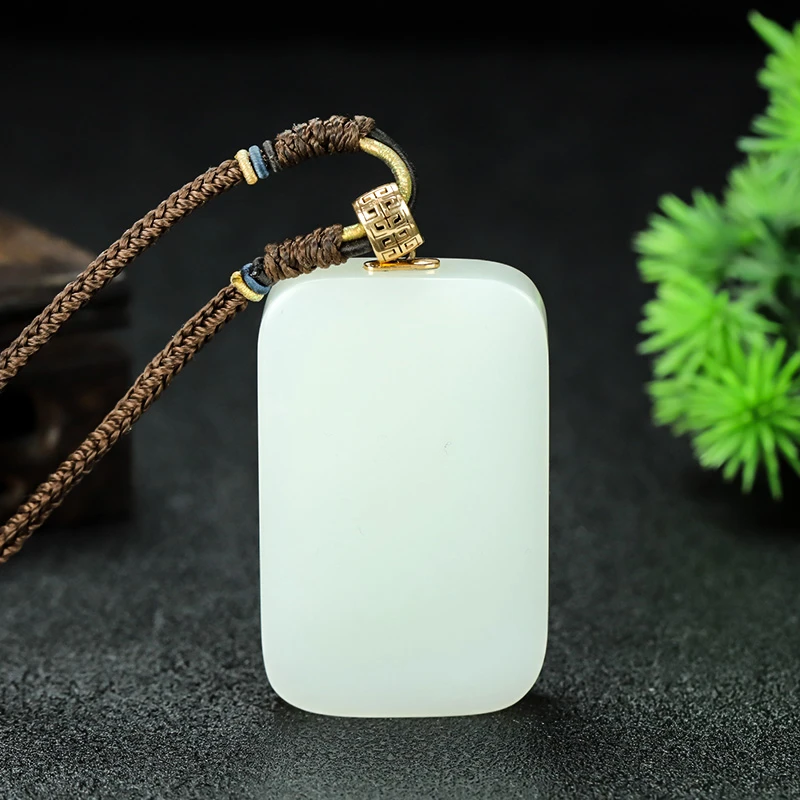 野牛沟纯白无事女士女款无事饰品无事无事和田玉和田玉真品官方店