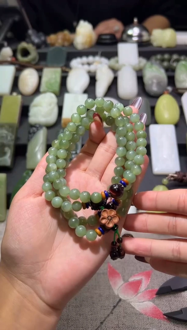 【闪购商品】和田玉珠串未镶嵌珠串