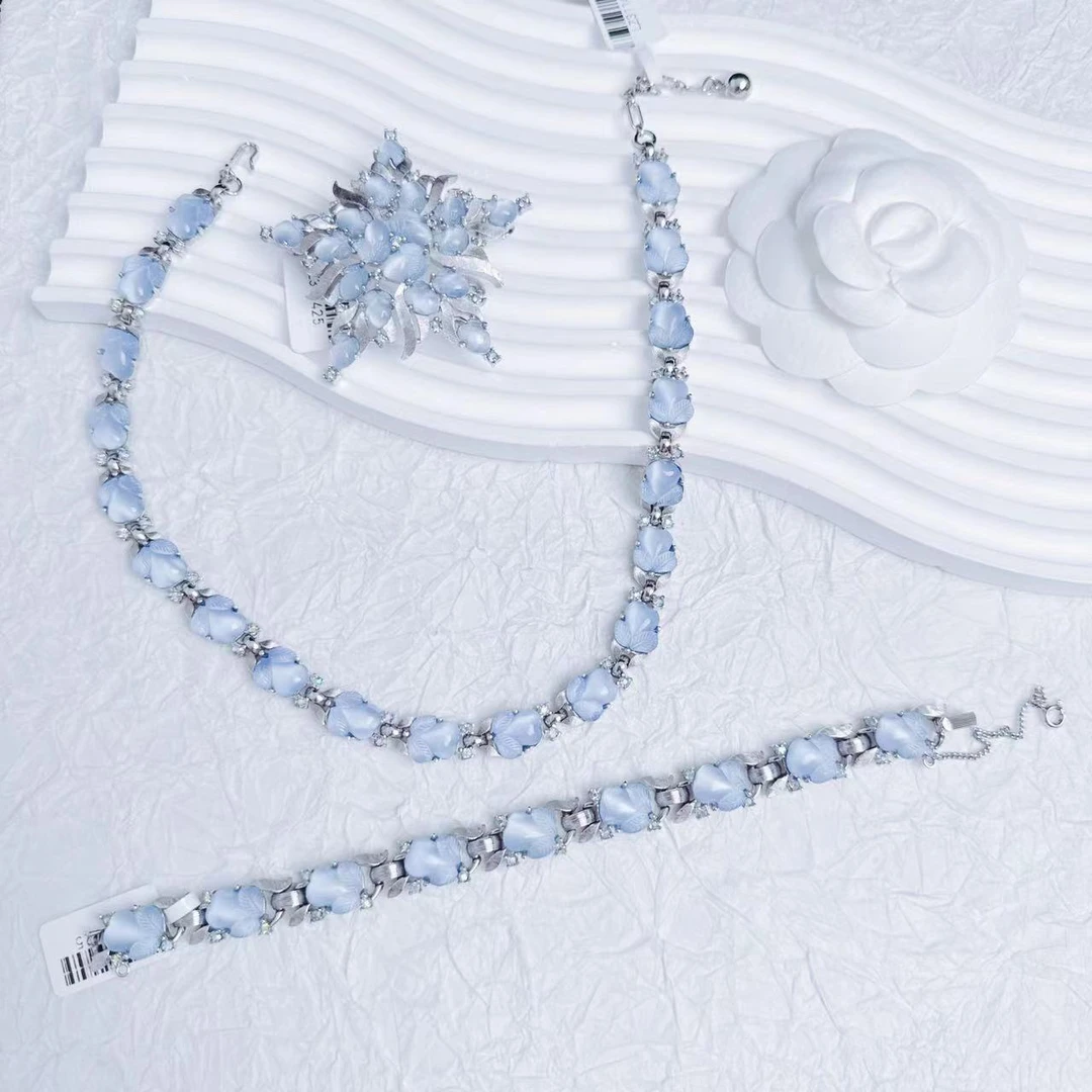 柚礼中古Yooli vintage/翠法丽水果沙拉项链胸针手链lz311425