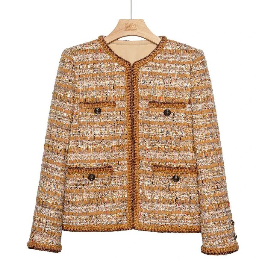 2025年超柔软修身小香风外套CO83411